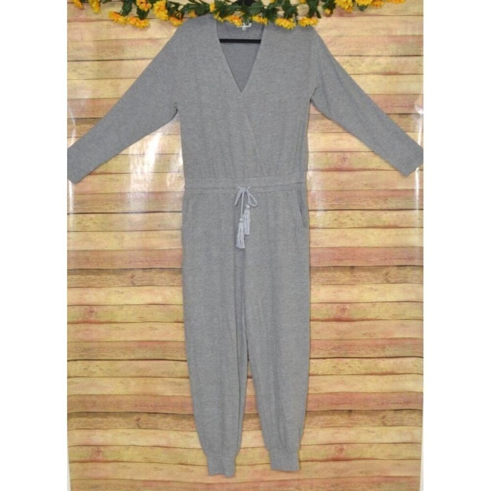 Another Love Yasmine One Piece Jumpsuit Size M Long Sleeve Neutral Casual Comfy